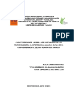 CARACTERIZACIÓN DE LA SEMILLA DE PORTAINJERTO DE LOS FRUTOS MANDARINA CLEOPATRA (Citrus Reshni Hort. Ex Tan.) EN EL CAMPO EXPERIMENTAL DEL INIA - PLANTA SEDE YARACUY