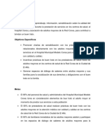 OBJETIVOS y Metas 24 de Marzo