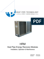 Heat Pipe Energy Recovery Modules: Installation, Operation & Maintenance