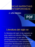 Técnicas Narrativas Contemporáneas