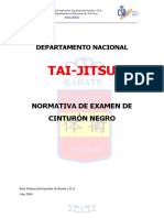 Normativa de T.G. Tai Jitsu. FEK