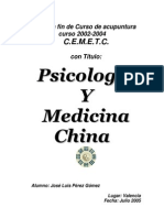 Psicologia y Medicina China