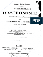 C.Delaunay - Cours Élémentaire D'astronomie PDF