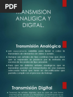 Transmision Analigica y Digital