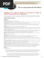 Reglamento de La Política de Solución de Controversias en Materia de Nombres de Dominio para MX