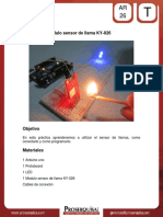 Tutorial 26 Modulo Sensor de Llama KY 026 PDF