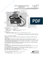 ALPK2 SWMA Aneroid Sphygmomanometer Instructions For Use