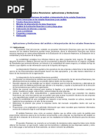 Estados Financieros Aplicaciones y Limitaciones