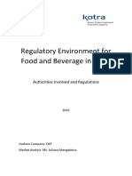 Regulatory Environment For Food and Beverage in Brazil