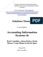 Full Solution Manual Accounting Information Systems Understanding Business Processes 4th Edition by Brett Considine SLW1005