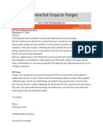 Bolt Torque Determination