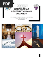 Marriage As Celebration and Vocation