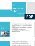 Automated Teller Machine: A Presentation On