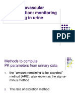 06 Urine Extravascular Administration