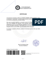 Certificado Alumno Regular