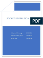 Rocket Propulsion Part I