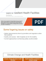 Safe and Resilient Health Facilities