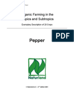 Pepper: Organic Farming in The Tropics and Subtropics