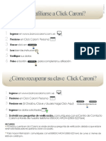 Afiliación y Recuperación de Clave Click Caroní