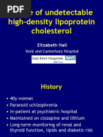 A Case of Undetectable High-Density Lipoprotein Cholesterol: Elizabeth Hall