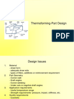 Part Design Thermoforming