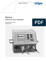 Operator Manual Drager Savina