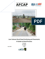 AFCAP GEN 099 Rural Road Surfacing and Pavements Guideline PDF