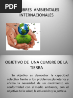 Cumbres Ambientales Internacionales