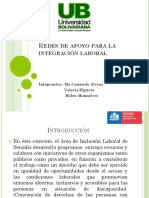 Redes de Apoyo para La Integración Laboral