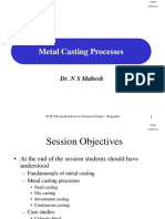 Session-13 Metal Casting Processes