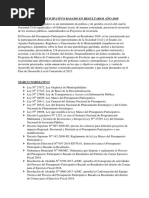 Presupuesto Año 2018 Municipalidad de Comas