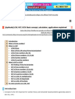 (Aptitude) LCM, HCF, GCD - Basic Concept, Calculation, Applications Explained - Mrunal