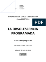 La Obsolescencia Programada