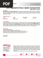 TDS Afix Pegafuerte Clavo Rapido Transparente