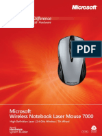 Microsoft Wireless Notebook Laser Mouse 7000