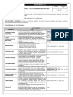 Instructivo para Dilusion de Insumos de Aseo