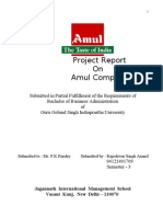 ProJect On Amul Co. by Rajeshwar Singh Anand