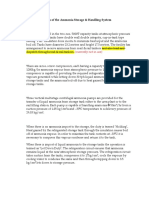 Brief Description - Ammonia Storage Systems