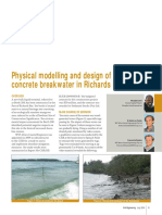 Physical Modelling and Design of A Floating Concrete Breakwater in Richards Bay Harbour