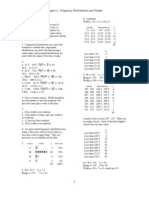 Chapter 2 - Frequency Distributions and Graphs: Limits Boundaries F