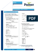 III. Álgebra - 1 - Leyes de Exponentes - Valor Numérico