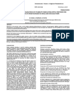 Development and Validation of Stability Indicating HPTLC Method For Estimation of Swertiamarin in Bulk and Dosage Form