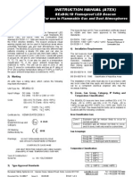 Instruction Manual (Atex) : Bexbgl1D Flameproof Led Beacon For Use in Flammable Gas and Dust Atmospheres