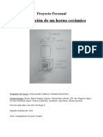 Horno Ceramico Casero