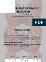 Surgical Management of Thyroid Neoplasms