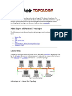 Main Types of Physical Topologies: Protocols