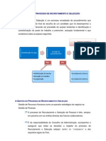 Processo de Recrutamento e Selecção