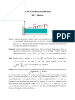 CE 595: Finite Elements in Elasticity HW#1 Solutions: Problem #1