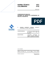 ISO 5722 Continuidad Del Negocio