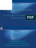 El Lenguaje y La Logica de Proposiciones